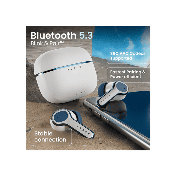 Boult Audio Curve Buds Pro White Wave 2 - LXINDIA.COM