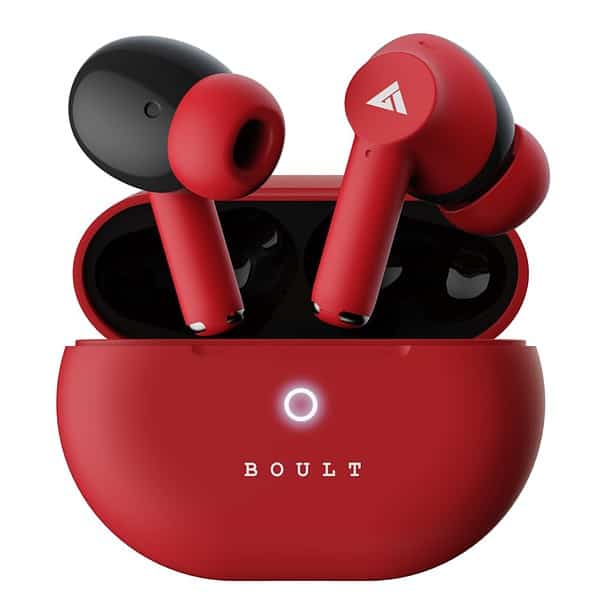 Boult Audio K40 Earbuds Berry Red 1 - LXINDIA.COM