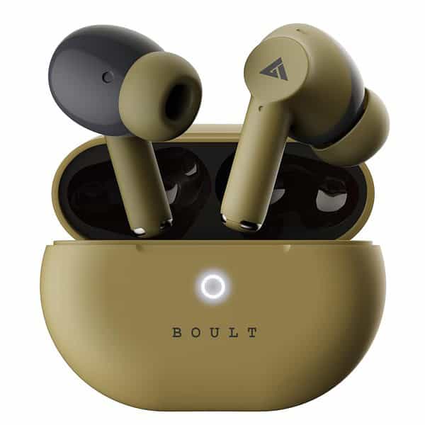 Boult Audio K40 Earbuds Khaki Green - LXINDIA.COM