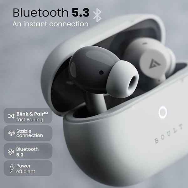 Boult Audio K40 Earbuds gray 1 - LXINDIA.COM